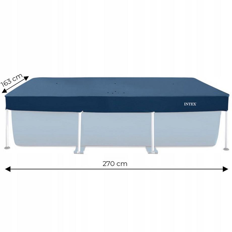 Intex  Tapis de bâche de couverture pour piscine à cadre 2,6x1,6m Intex 28036 