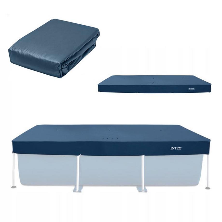 Tapis de bâche de couverture pour piscine à cadre 2,6x1,6m Intex 28036