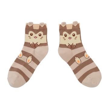 Pokemon Center Original Middle Socks with Ears Furret