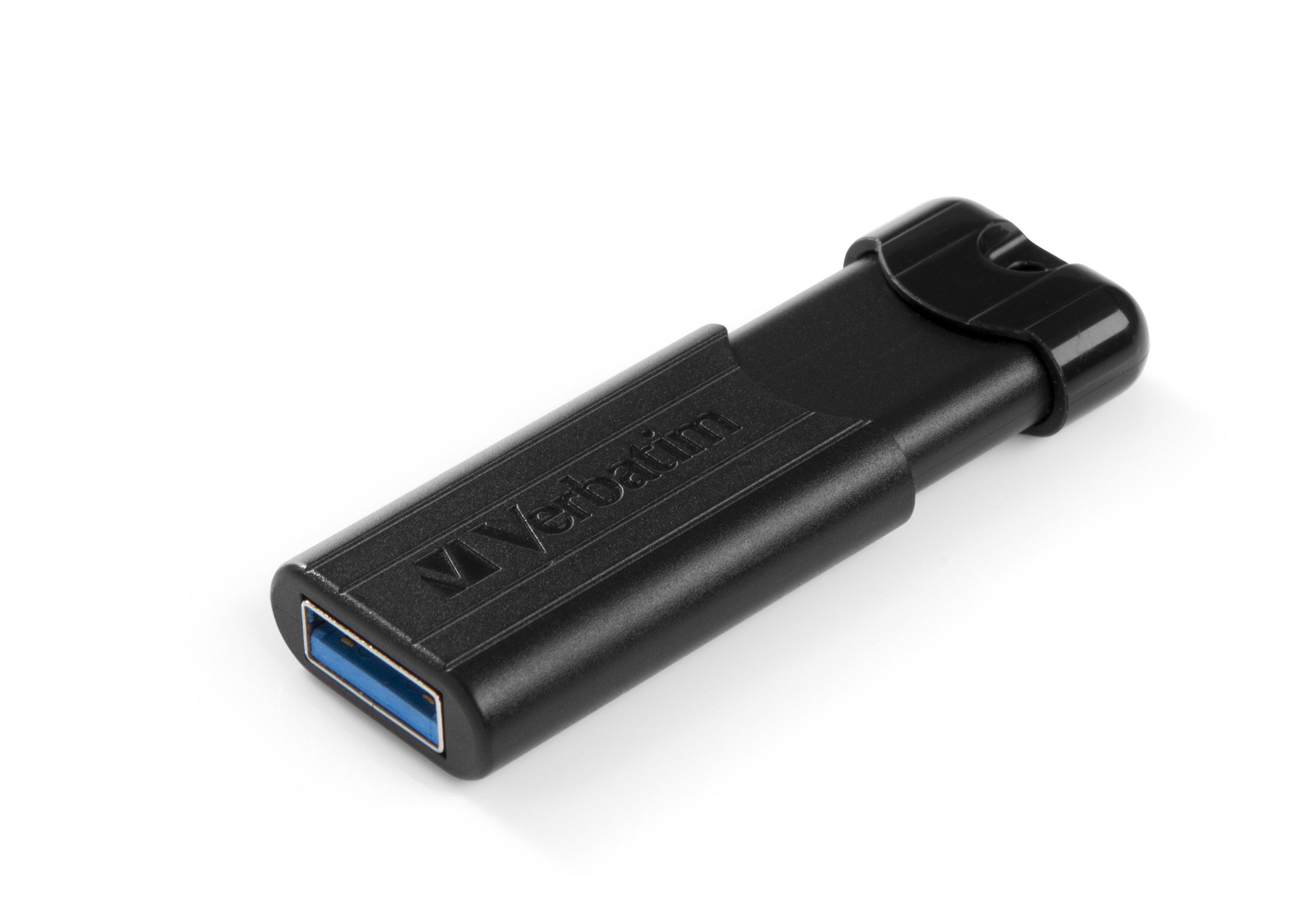 Verbatim  Verbatim PinStripe 3.0 - USB 3.0-Stick 64 GB  - Schwarz 