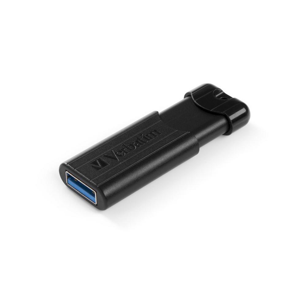 Verbatim PinStripe 3.0 - USB 3.0-Stick 64 GB  - Schwarz