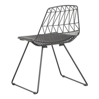 Beliani Set di 2 sedie da pranzo en Acciaio Industriale HARLAN  