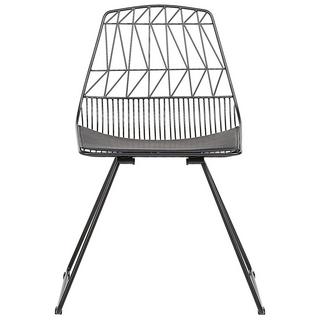 Beliani Set di 2 sedie da pranzo en Acciaio Industriale HARLAN  