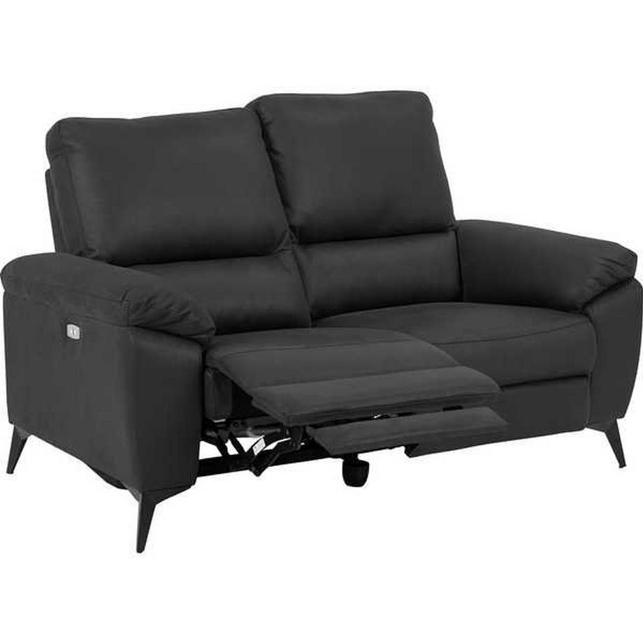 mutoni Canapé relax Dario 2 places gris avec fonction électrique  