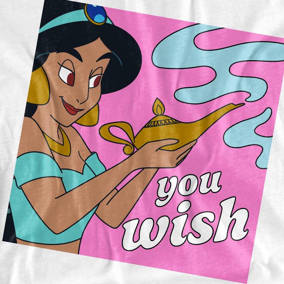 Aladdin You Wish Bedrucktes Kurzarm T-Shirt  