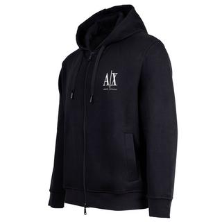 Armani Exchange Felpa con Cappuccio Full Zip Comfort Fit  