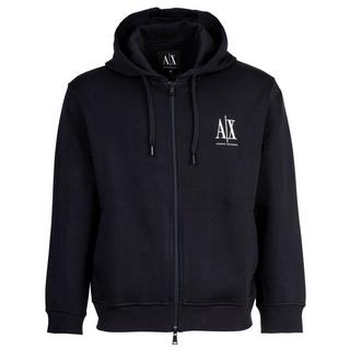 Armani Exchange Felpa con Cappuccio Full Zip Comfort Fit  