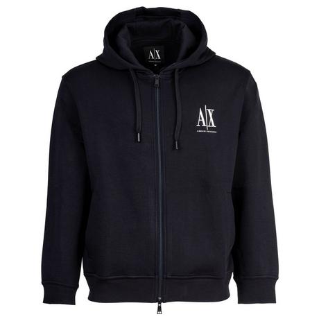 Armani Exchange Felpa con Cappuccio Full Zip Comfort Fit  