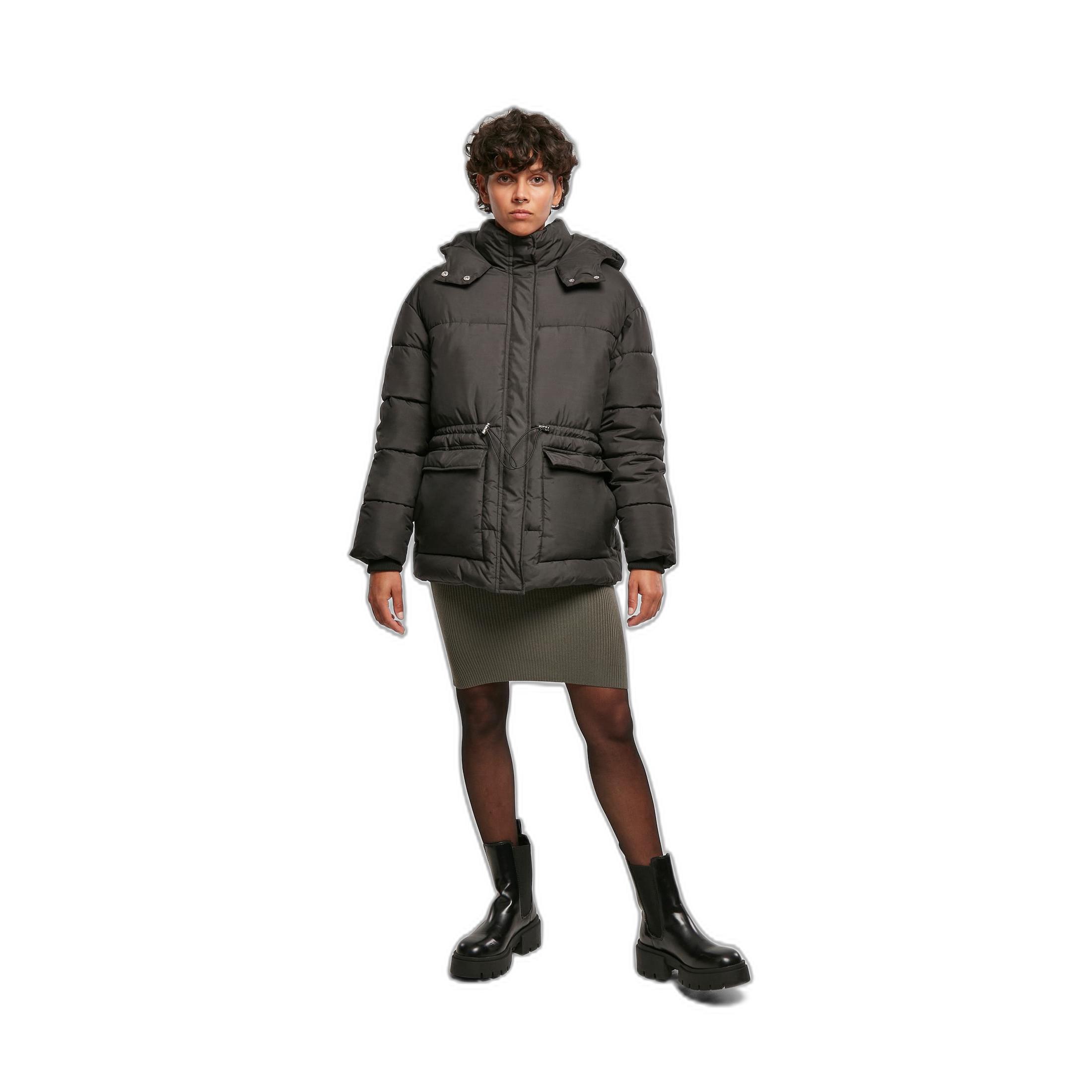 URBAN CLASSICS  taiierte daunenjacke, damen urban cassics 