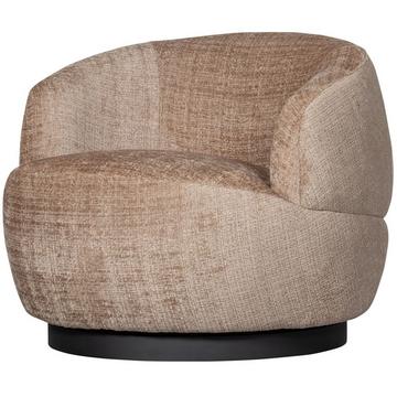 Fauteuil pivotant Woolly sable