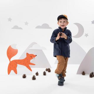 QUECHUA  Giacca pile bambino zip trekking - MH100 poliestere 