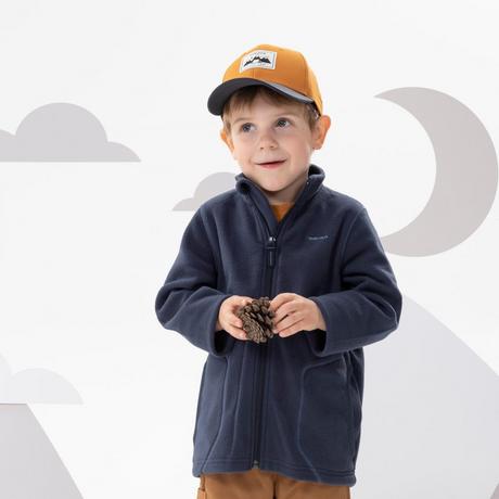 QUECHUA  Giacca pile bambino zip trekking - MH100 poliestere 