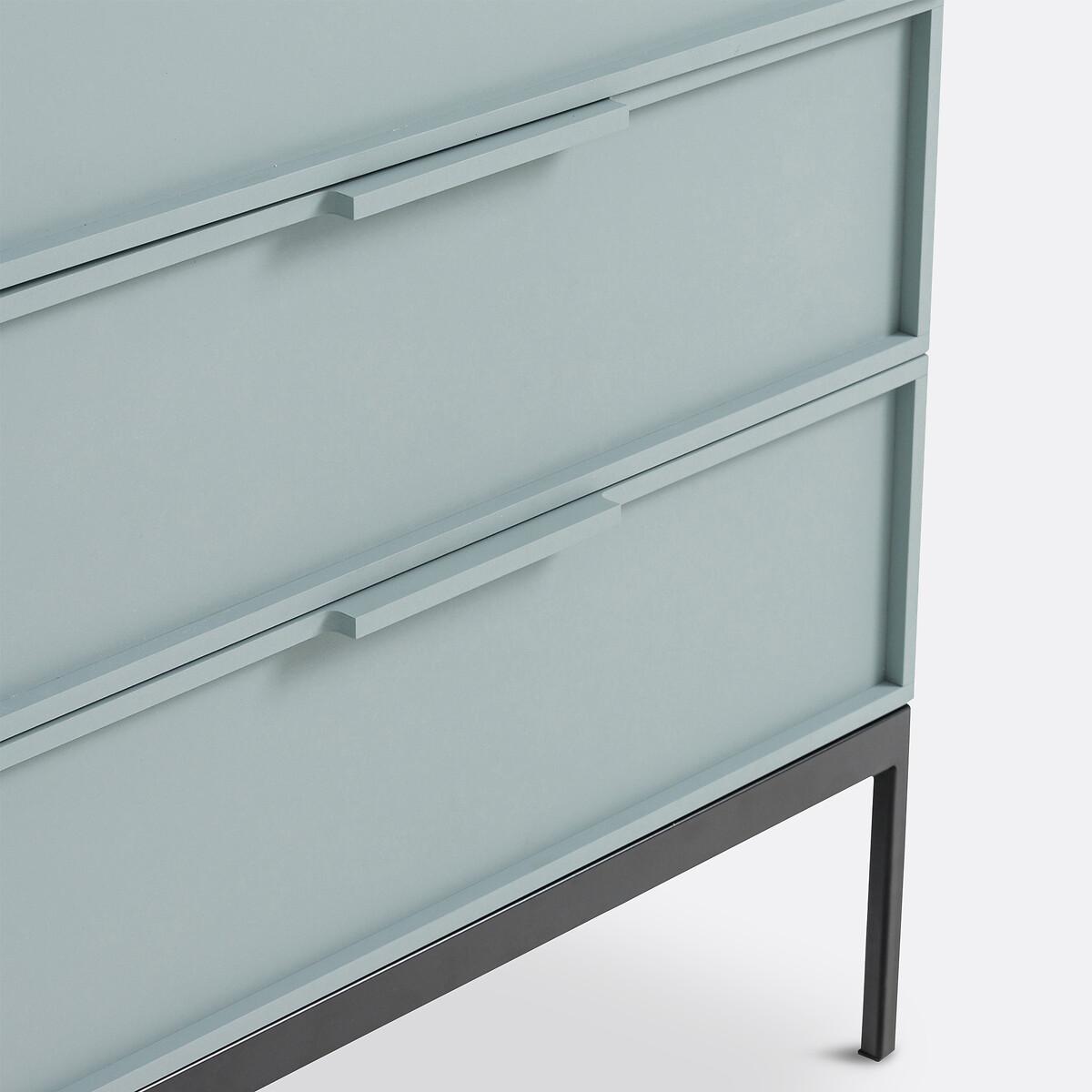 La Redoute Intérieurs  Highboard Vati mit 1 Tür und 2 Schubladen 