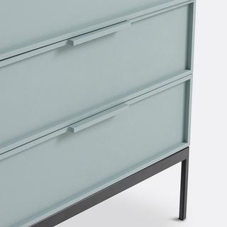 La Redoute Intérieurs  Highboard Vati mit 1 Tür und 2 Schubladen 