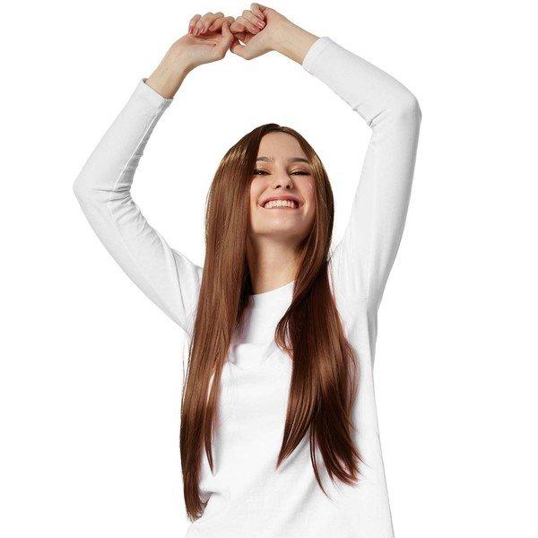 Tectake  Perruque cheveux longs lisses 