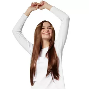 Parrucca capelli lunghi lisci