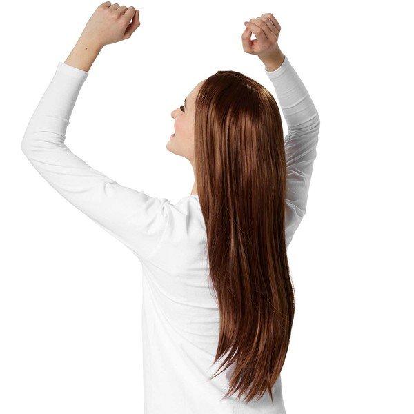 Tectake  Perruque cheveux longs lisses 