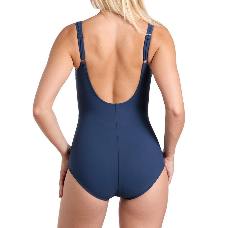 SUNFLAIR Costume da bagno basico a righe scollo a V  