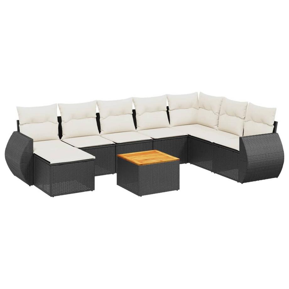 set divano da giardino Polirattan