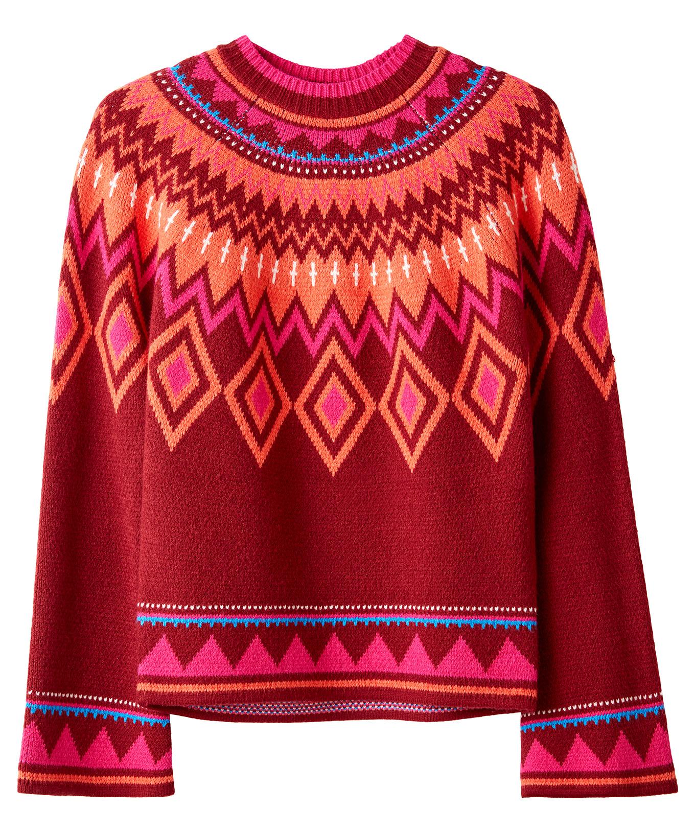 Joe Browns  Fair-Isle Pullover mit ausgestellten Ärmeln 