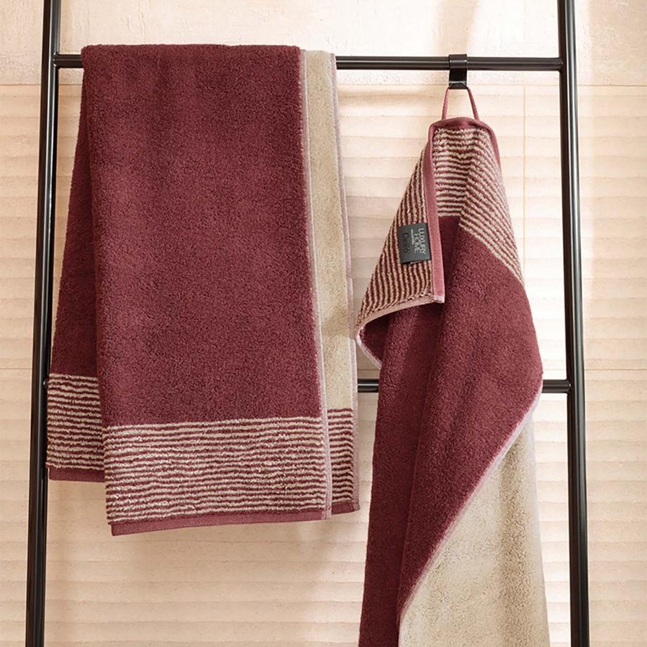 Cawö Linge d'invité  Paquet de 3-Luxury Home Two-Tone  
