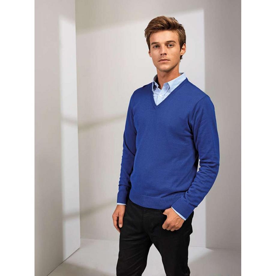 PREMIER Pullover Maglia Scollo a V  