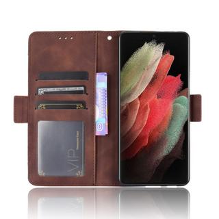 Cover-Discount  Galaxy S21 Ultra - Etui Mit Vielen Kartenfächer 