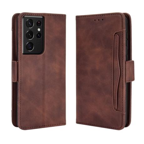 Cover-Discount  Galaxy S21 Ultra - Etui Mit Vielen Kartenfächer 