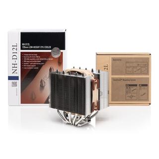 Noctua  NH-D12L système de refroidissement d’ordinateur Processeur Refroidisseur d'air Aluminium, Beige, Marron 