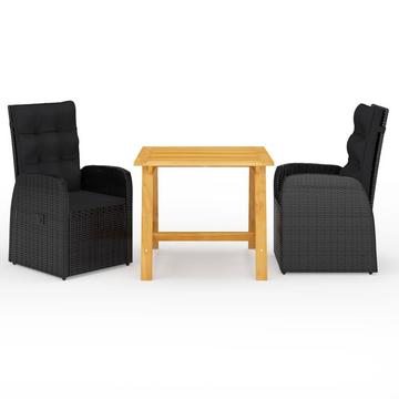 Garten-essgruppe poly-rattan