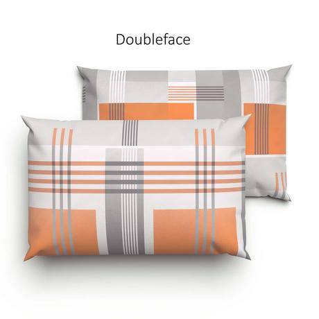 Lotus Bettwaren Jeffrey Jersey Wendebettwäsche Orange  