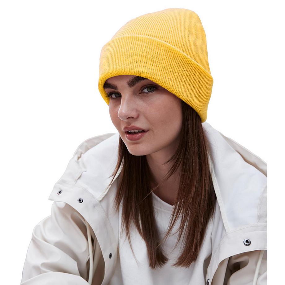 Beechfield Bonnet Tricoté Adulte avec Revers  