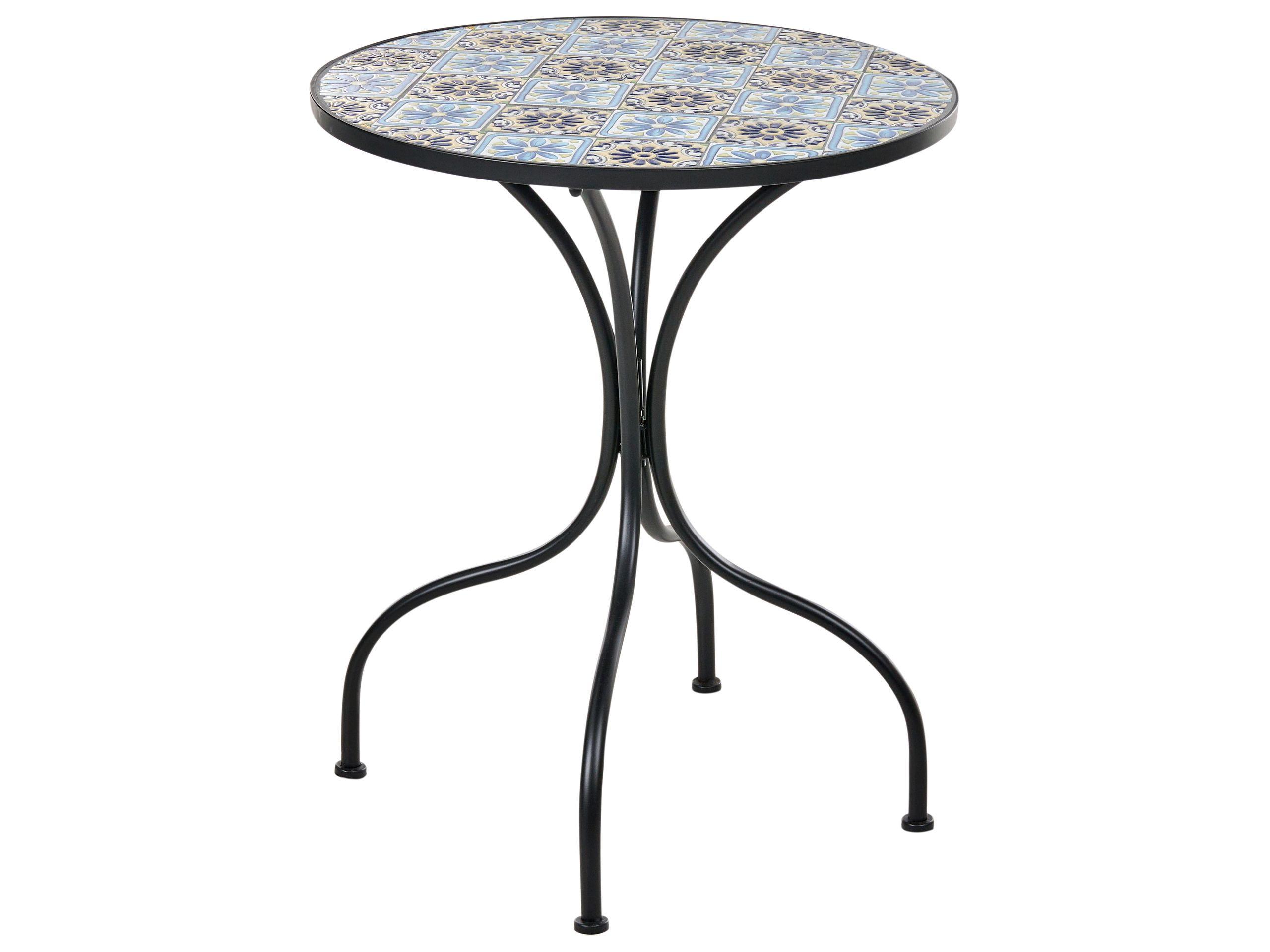 Beliani Ensemble pour bistro en Métal Méditerranéen AGGIUS  