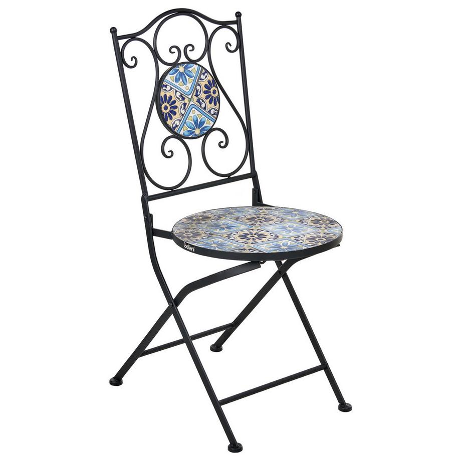 Beliani Bistro Set aus Eisen Mediterran AGGIUS  