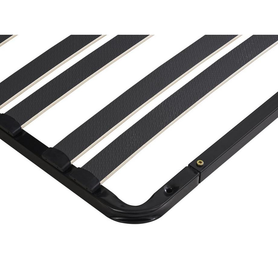 Ysmée Gestell Lattenrost 160 x 200 cm - 2 x 15 Latten - 3 Zonen für verstärkten Halt im Lendenbereich - Ohne Füße - Schwarz - CERRISI von YSMÉE  