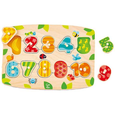 Hape  Puzzle Zahlen (10Teile) 