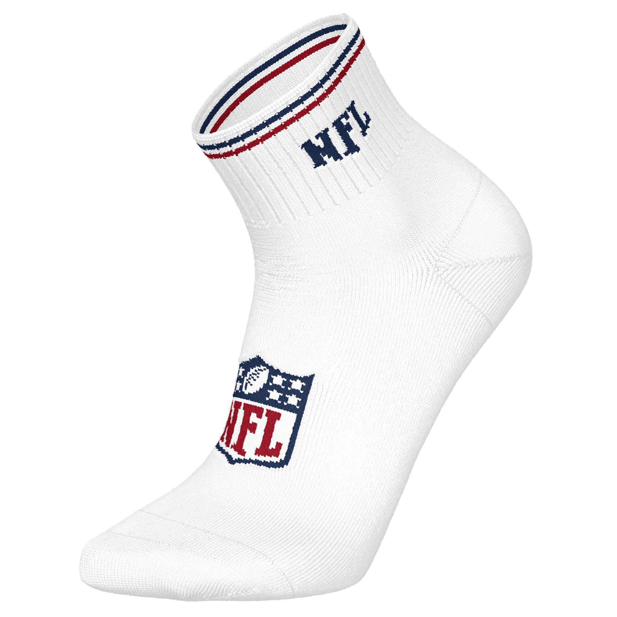 NFL Shield Lot de 3 Chaussettes Quarter  