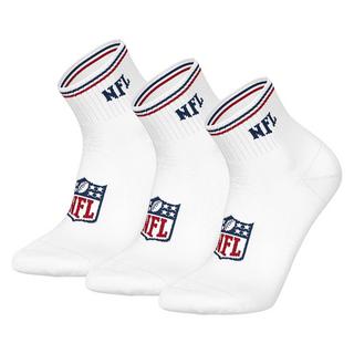 NFL Shield Lot de 3 Chaussettes Quarter  