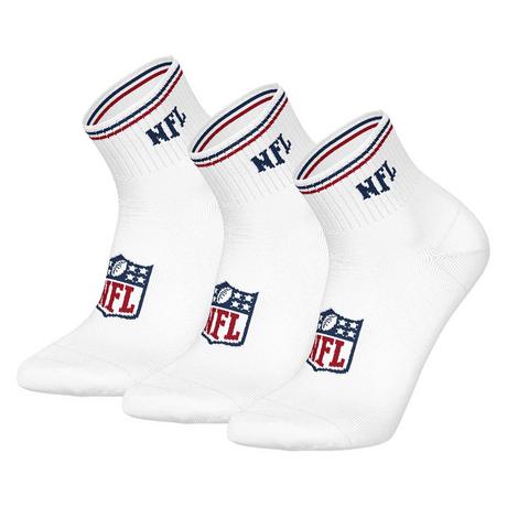 NFL Shield Lot de 3 Chaussettes Quarter  