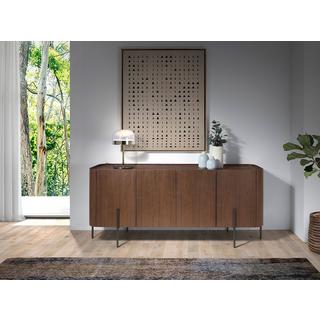 ANGEL CERDA Sideboard in Walnuss und em Stahl  