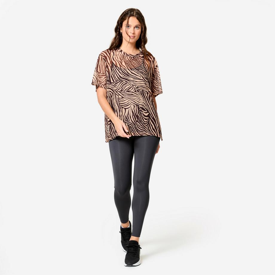 DECATHLON  T-shirt donna rete loose fit 