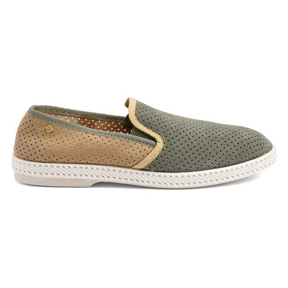 Riviera s Suede Match Espadrillas Perforate Slip-On  