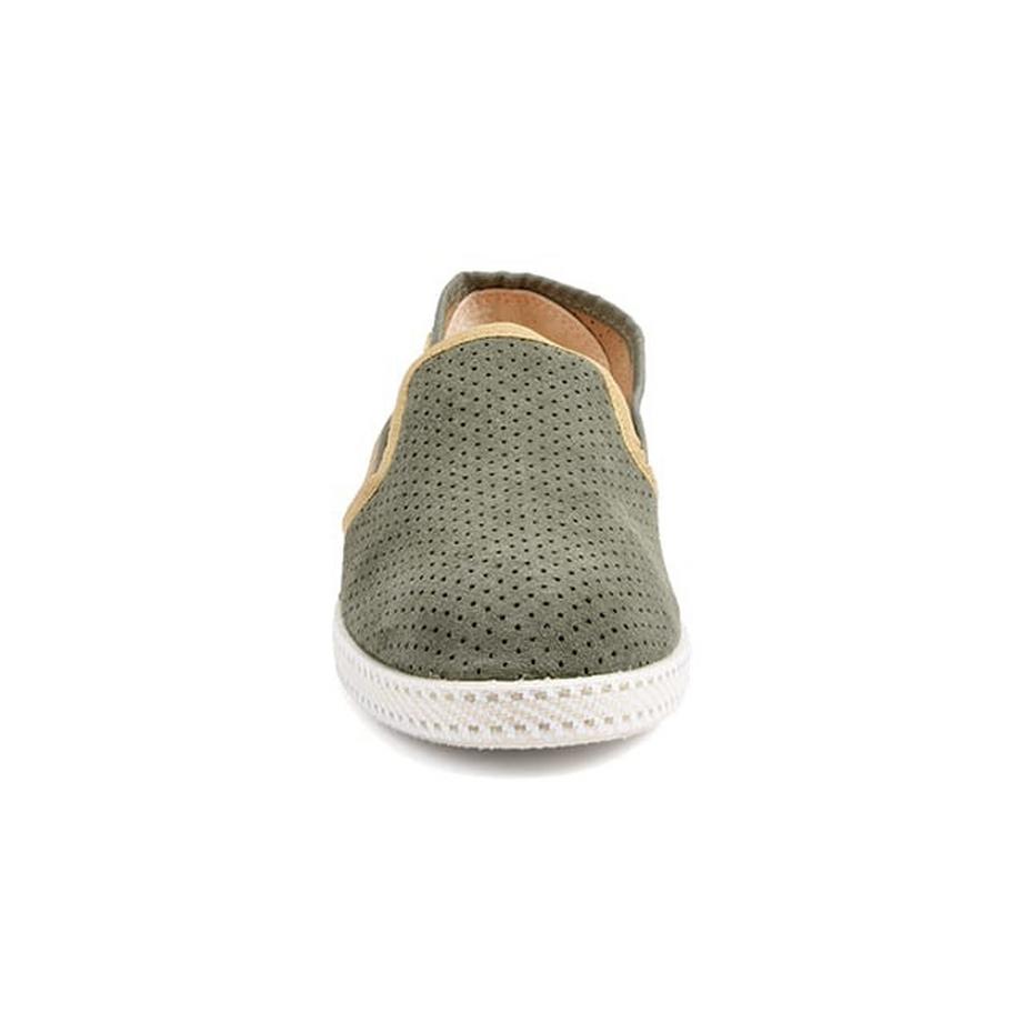 Riviera s Suede Match Espadrillas Perforate Slip-On  