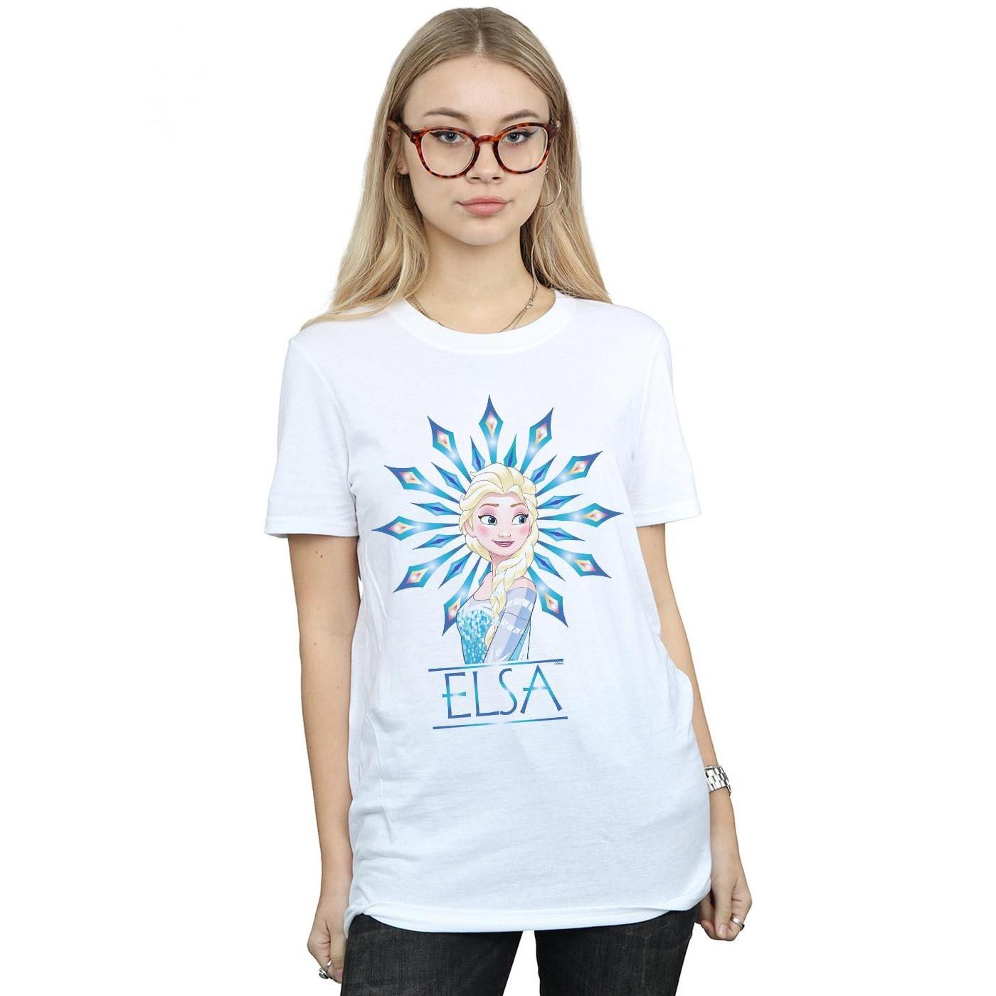 Disney Frozen Elsa T-Shirt Stampata  