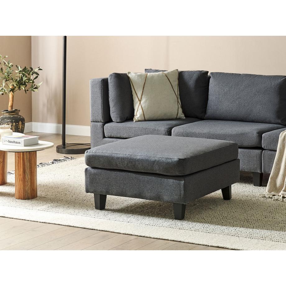 Beliani Ottomane aus Stoff  UNSTAD  