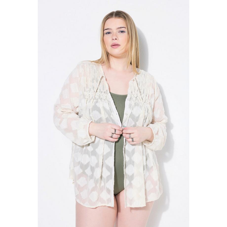 Studio Untold Blusa Taglio Morbido Glitter Nervature  