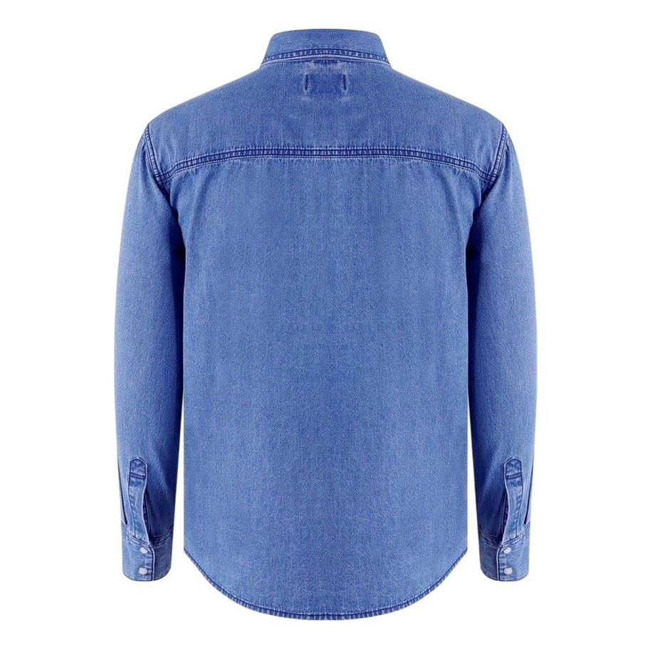 Lee Cooper Chemise en Denim à Col et Manches Longues  