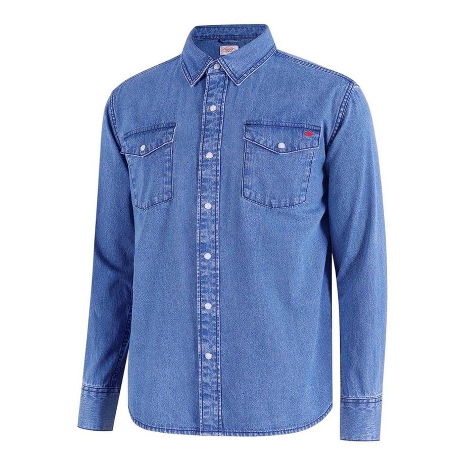 Lee Cooper Chemise en Denim à Col et Manches Longues  