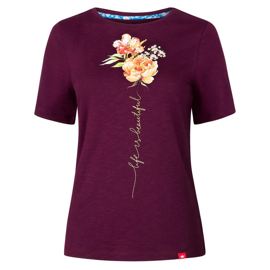 Joe Browns T-Shirt Blumenmuster Grafikdruck  