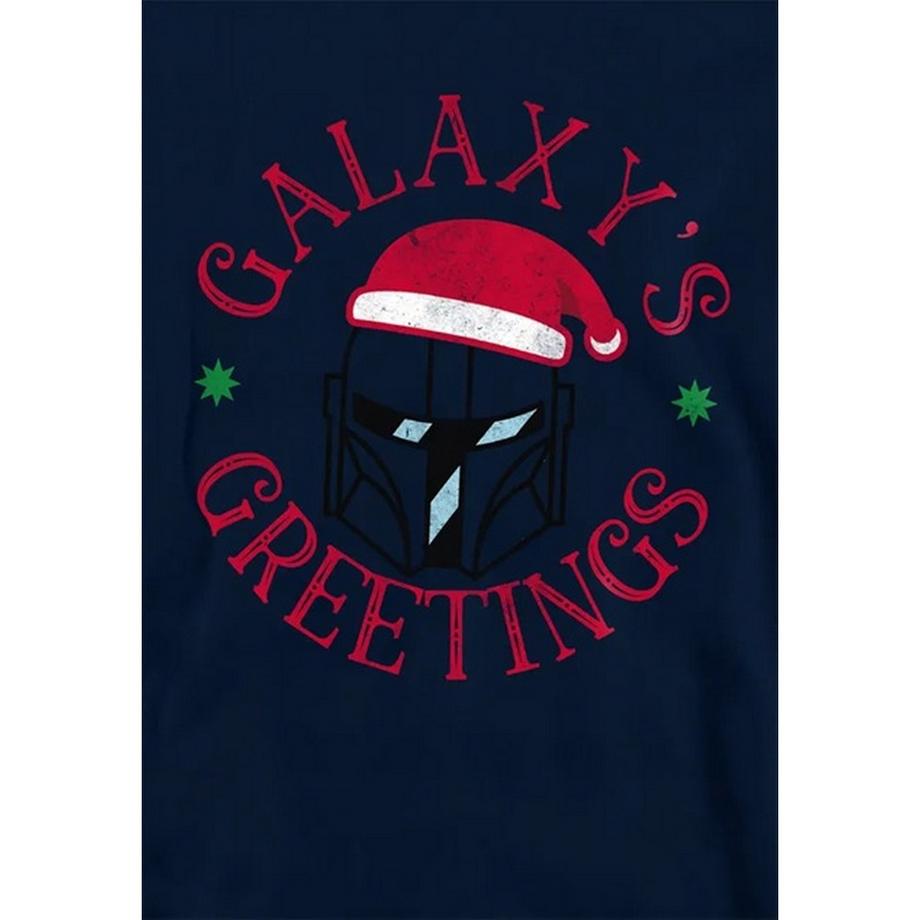 Star Wars: The Mandalorian  Sweat À Capuche Christmas Galaxy's Greetings 